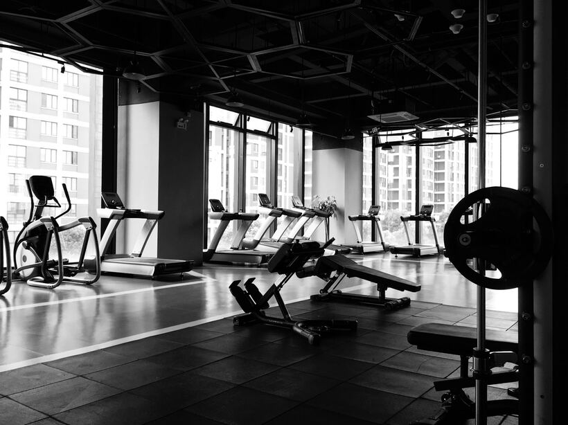 Gimnasio con cintas